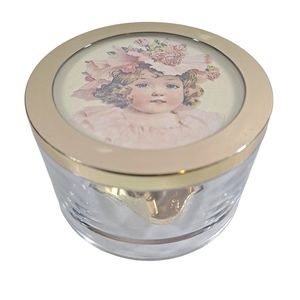 Vintage Hallmark Gold Crown Music Box Berkeley Designs "Melody Tune" With Box